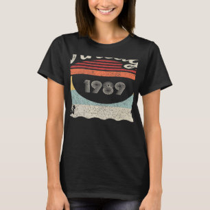 Camiseta Viñeta Nacida En 1989 33er Cumpleaños 33 Años 1