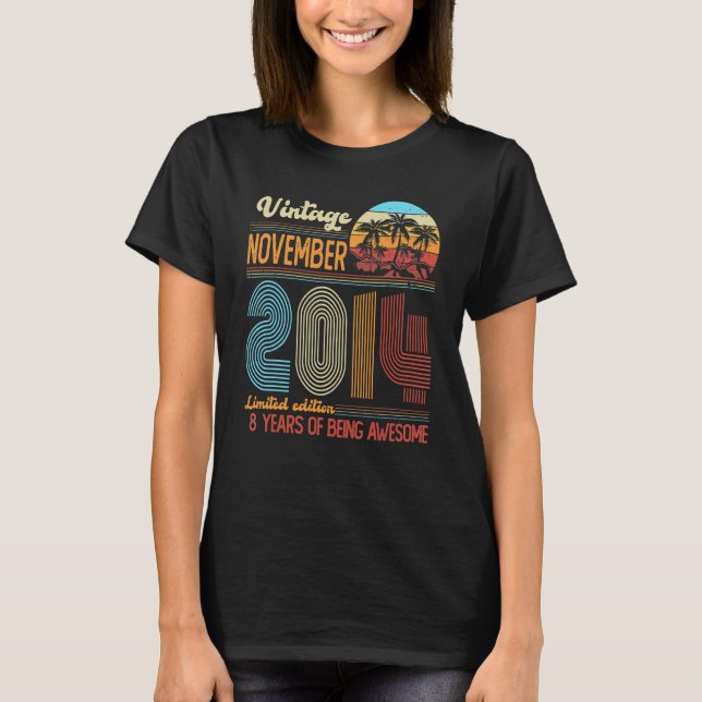 Camiseta Viñeta Noviembre 2014 8 años de edad 8º Día B Deco (Anverso)