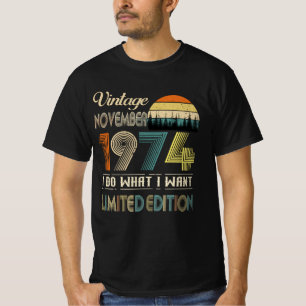 Camiseta Viñeta Noviembre de 1974 Lo que quiero edición lim