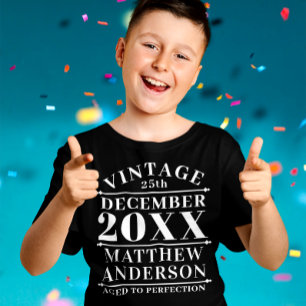 Camiseta Viñeta personalizada de edad avanzada a perfección