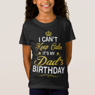 Camiseta Viñeta que no puedo mantener la calma es el cumple