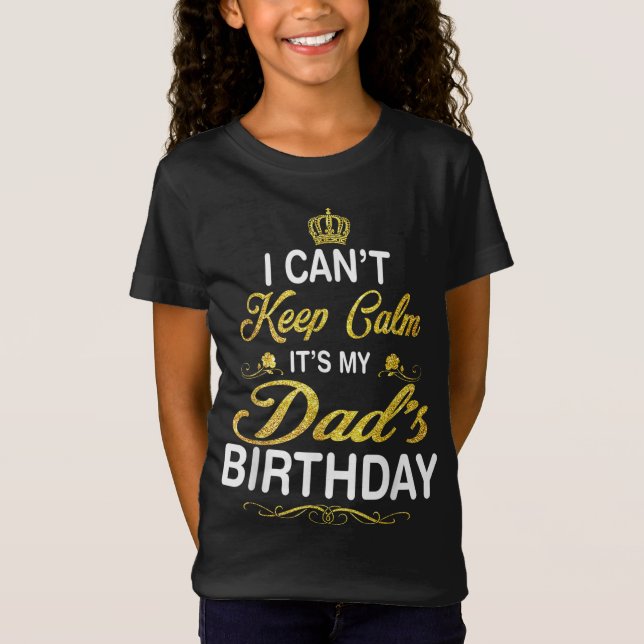 Camiseta Viñeta que no puedo mantener la calma es el cumple (Anverso)