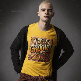 Camiseta Viñeta Retro 70 personalizada de Feelin Groovy