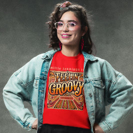 Camiseta Viñeta Retro 70 personalizada de Feelin Groovy
