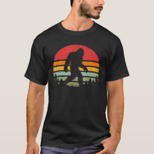 Camiseta Viñeta Retro Bigfoot 70S Sasquatch Hombres