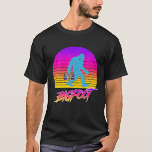 Camiseta Viñeta Retro De La Boombox Del Sol De Los 80