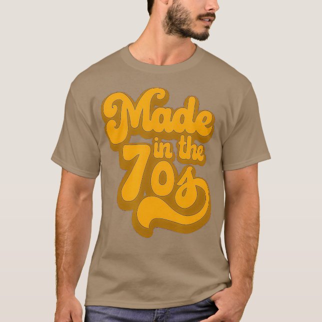 Camiseta Viñeta Retro Disco de los años 70 (Anverso)