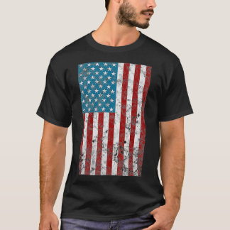Camiseta Viñeta Retro Julio 4 Doloroso Patriótico Americano