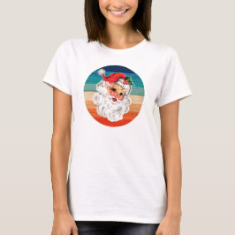 Camiseta Viñeta retro Santa