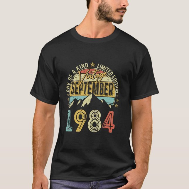 Camiseta Viñeta Septiembre 1984 40º cumpleaños Divertidos h (Anverso)