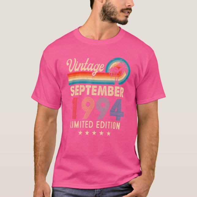 Camiseta Viñeta Septiembre 1994 28º cumpleaños (Anverso)