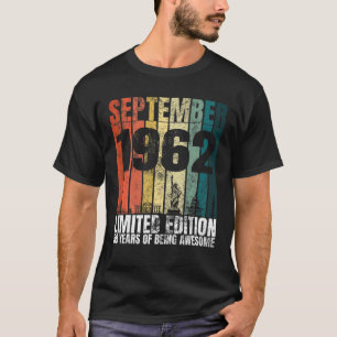 Camiseta Viñeta Septiembre De 1962 Gráfico De 59 Años 59