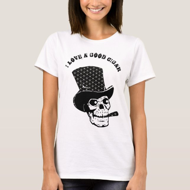 Camiseta Viñeta Skeleton Scary Fun personalizado (Anverso)