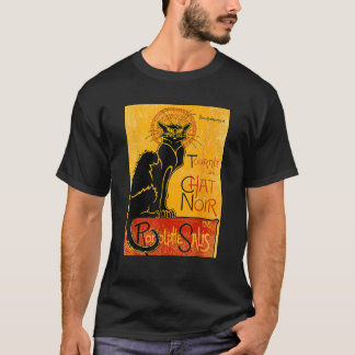 Camiseta Viñeta Tour du Chat Noir Gato Negro Para Halloween