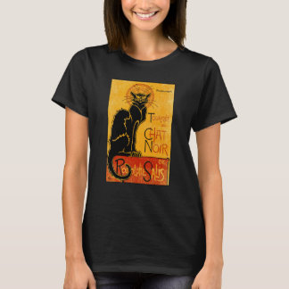Camiseta Viñeta Tour du Chat Noir Gato Negro Para Halloween