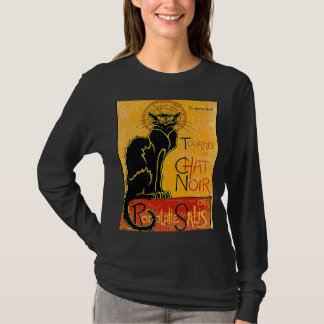 Camiseta Viñeta Tour du Chat Noir Gato Negro Para Halloween