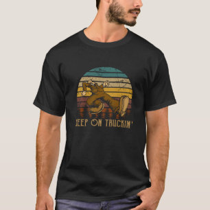Camiseta Viñetas Estilos 70s Camión de retro de música