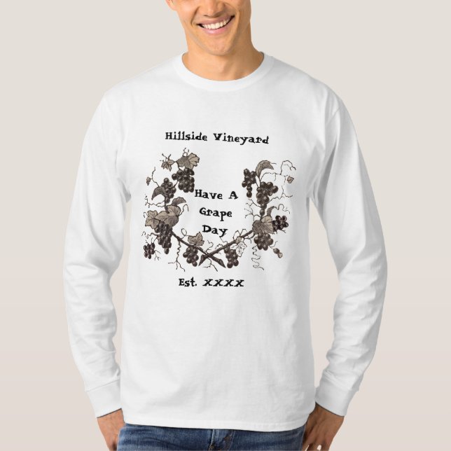 Camiseta Vineyard Promo: ¡Que pasen un buen día! (Anverso)