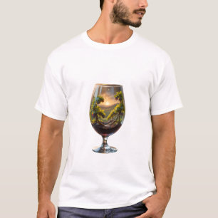 Camiseta Vineyard Reflections in a Chalice of Nature