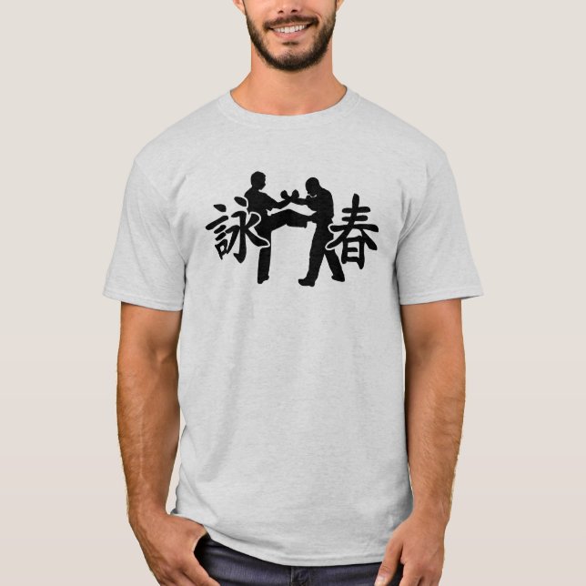 Camiseta Ving Tsun Fight dark (Anverso)