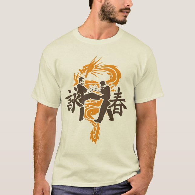 Camiseta Ving Tsun Fight Scene Dragon (Anverso)