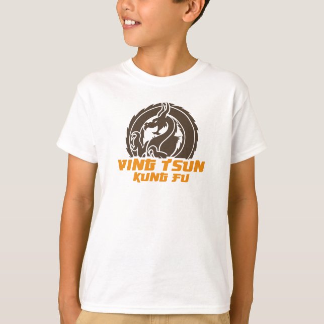 Camiseta Ving Tsun Kung Fu Dragon 2c / Kids (Anverso)