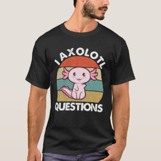 Camiseta Vingate Retro I Axolotl pregunta qué gracioso cute