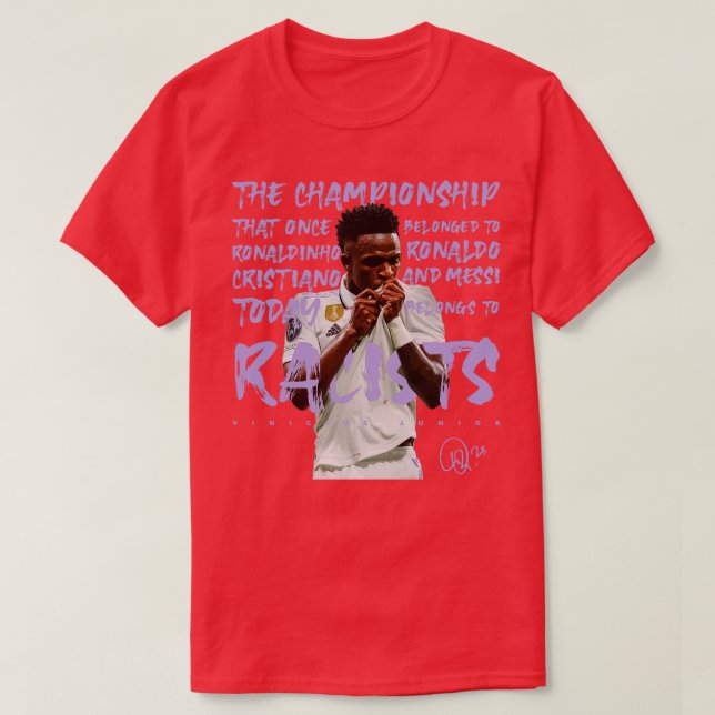 Camiseta Vini Jr (Diseño del anverso)