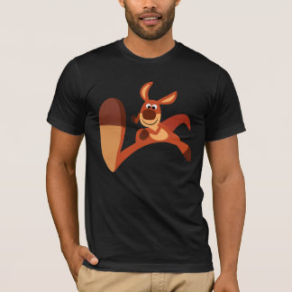 Camiseta "¡Viniendo!!" Canguro de dibujos animados lindo