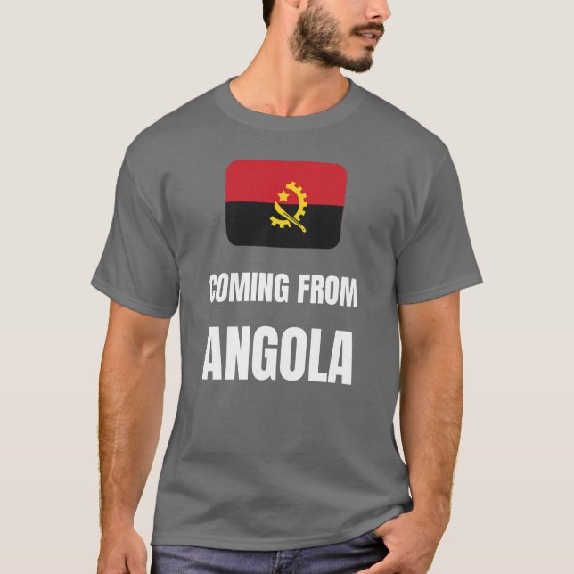 Camiseta Viniendo de Angola (Anverso)