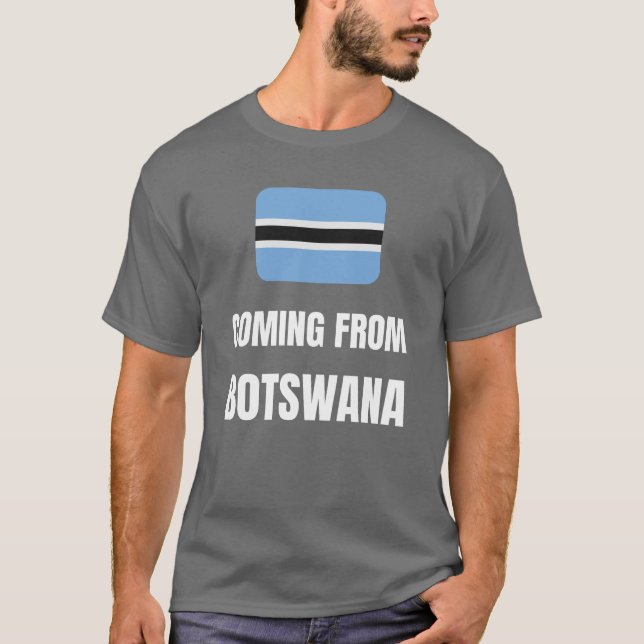 Camiseta Viniendo de Botswana (Anverso)