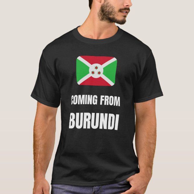 Camiseta Viniendo de Burundi (Anverso)