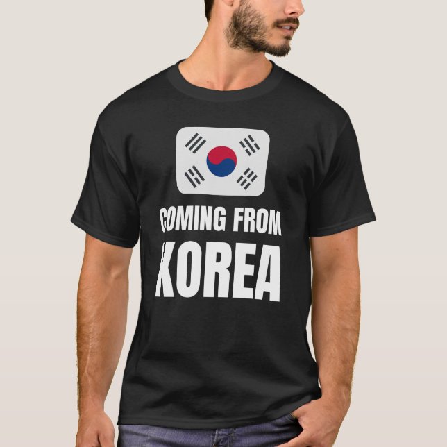 Camiseta Viniendo de Corea (Anverso)