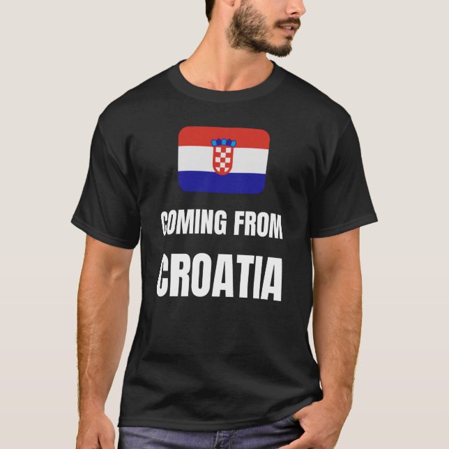 Camiseta Viniendo de Croacia (Anverso)