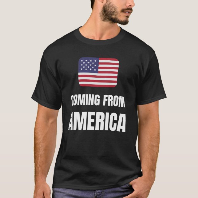Camiseta Viniendo de Estados Unidos (Anverso)