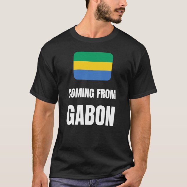 Camiseta Viniendo de Gabón (Anverso)