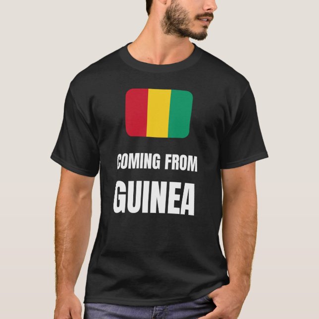 Camiseta Viniendo de Guinea (Anverso)