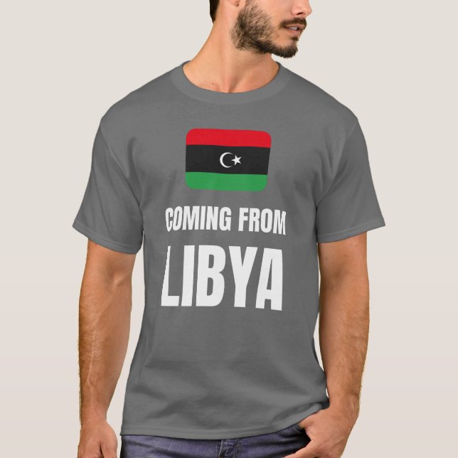 Camiseta Viniendo de Libia (Anverso)