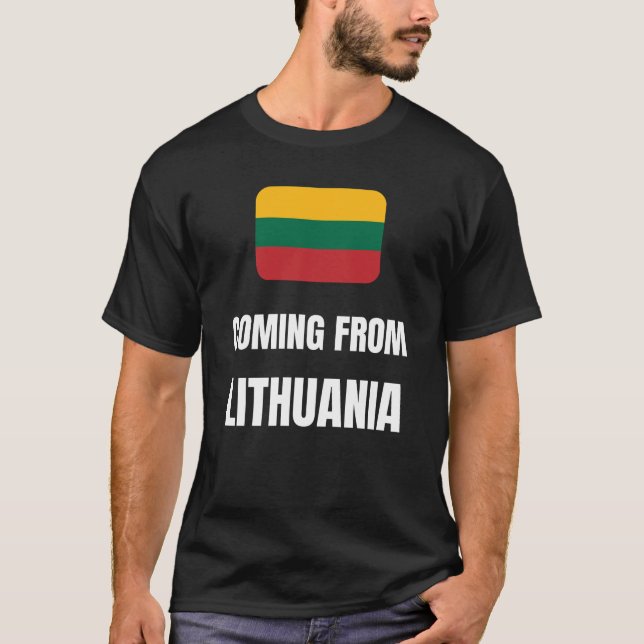 Camiseta Viniendo de Lituania (Anverso)