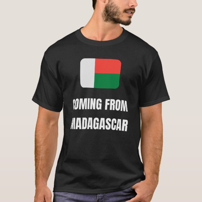 Camiseta Viniendo de Madagascar (Anverso)