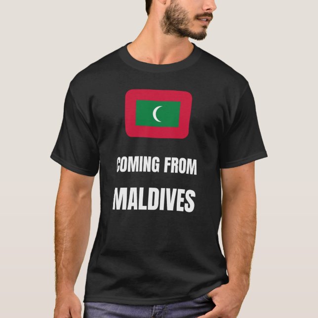 Camiseta Viniendo de Maldivas (Anverso)