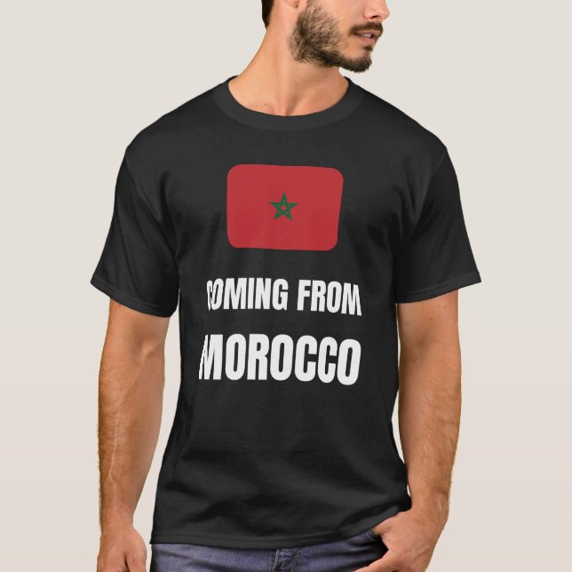 Camiseta Viniendo de Marruecos (Anverso)