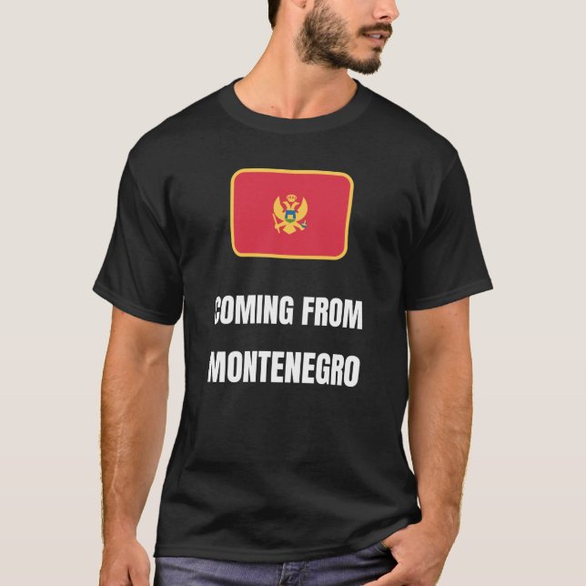Camiseta Viniendo de Montenegro (Anverso)