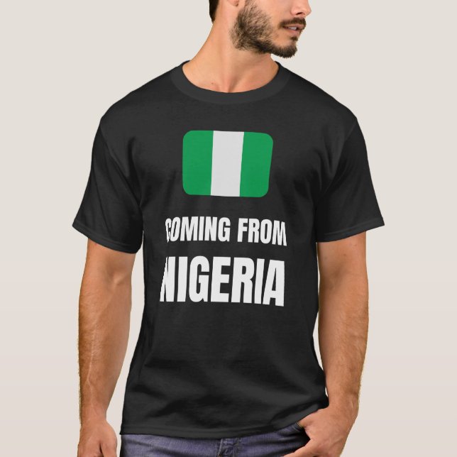 Camiseta Viniendo de Nigeria (Anverso)