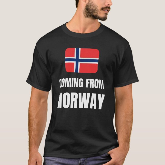 Camiseta Viniendo de Noruega (Anverso)