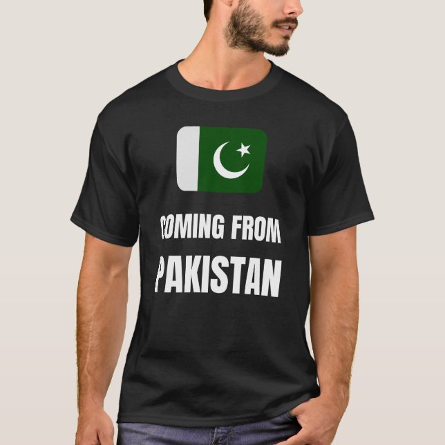 Camiseta Viniendo de Pakistán (Anverso)