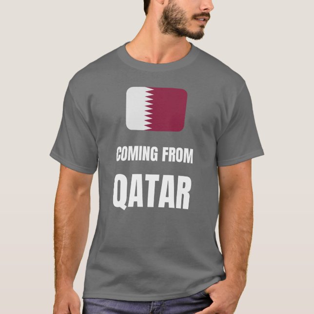 Camiseta Viniendo de Qatar (Anverso)