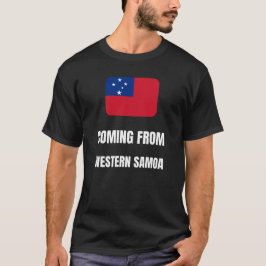 Camiseta Viniendo de Samoa Occidental