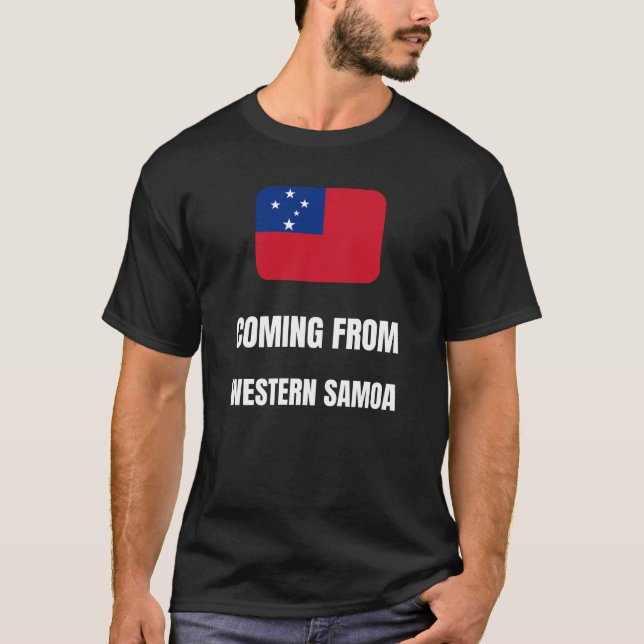 Camiseta Viniendo de Samoa Occidental (Anverso)