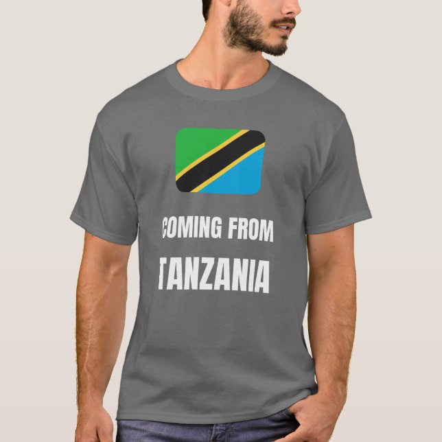 Camiseta Viniendo de Tanzania (Anverso)